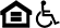 Equal Opportunity Housing and Handicap Accessible icons