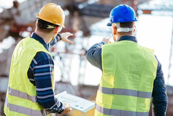 Builders on a job