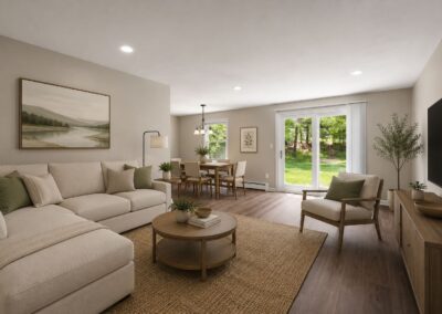 Staged interior photo