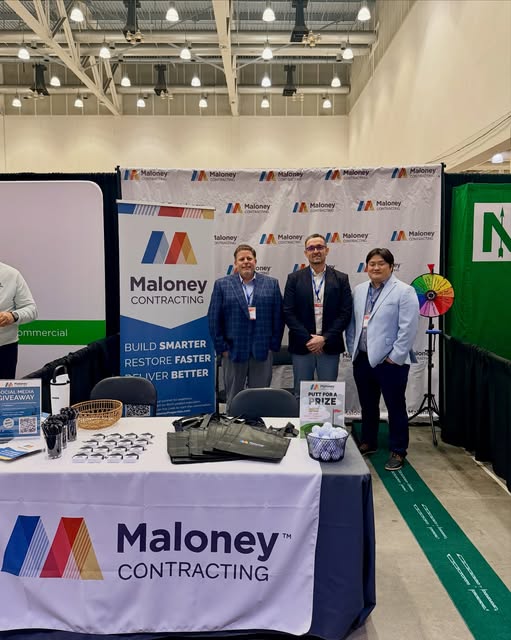 Contracting team at the expo