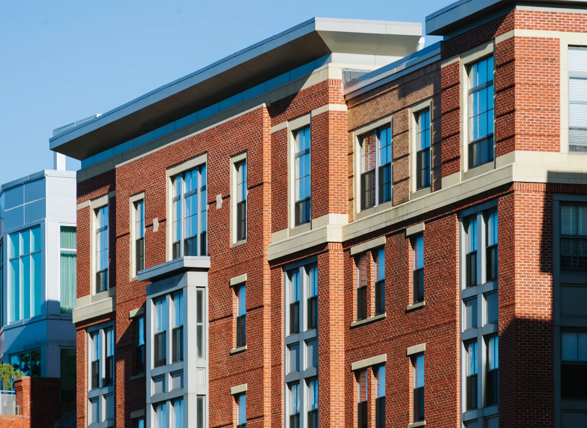 Apartment building in Boston's South End.