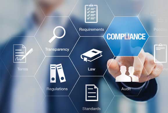 Regulatory compliance graphic