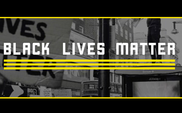 Black Lives Matter banner