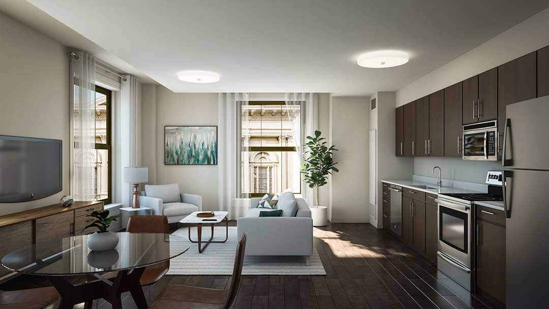 Beautiful furnished model apartment, modern and elegant.
